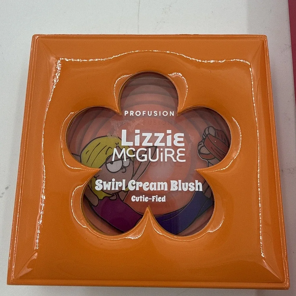 Lizzie McGuire Profusion Swirl Cream Blush & 3 Pc Face Brush Set New